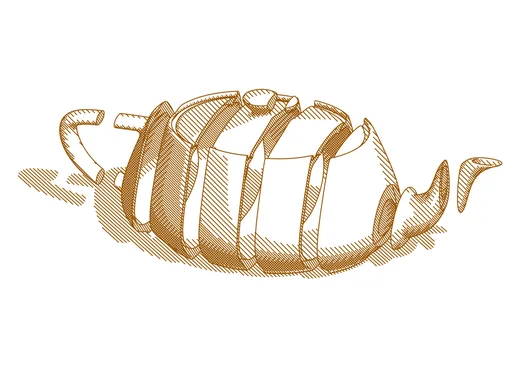 Made with GD Studio — 3D model sliced, with hatch shading and ground shadow