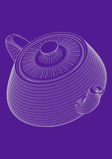 Made with GD Studio — 3D model with hachures shading